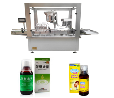 Automatic Syrup Filling Capping Machine