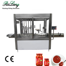Automatic Tomato Sauce Filling Machine Capping Machine Bottliing Line Machinery