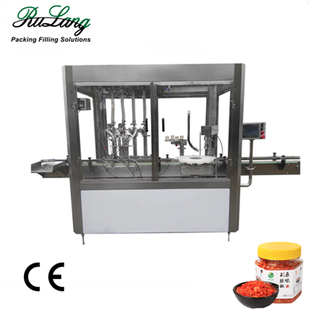 Automatic Chilli Sauce Filling Machine Butter Jam Filling Capping Machine