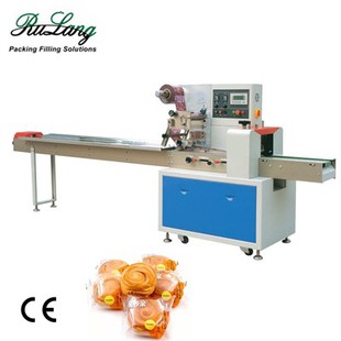 Automatic Bread Packing Machine Packaging Machinery Horizontal Flow Wrapping Machine